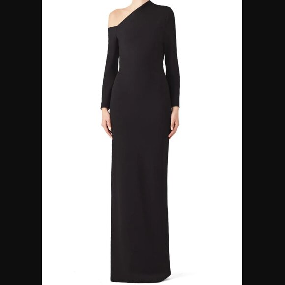 Solace London Liva Gown in Black Size 6 - Picture 1 of 5